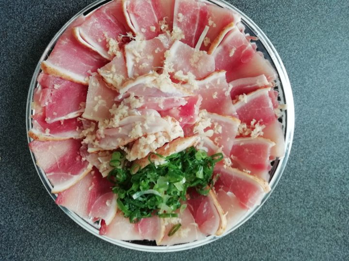 泰勝軒 鶏のたたき 日田