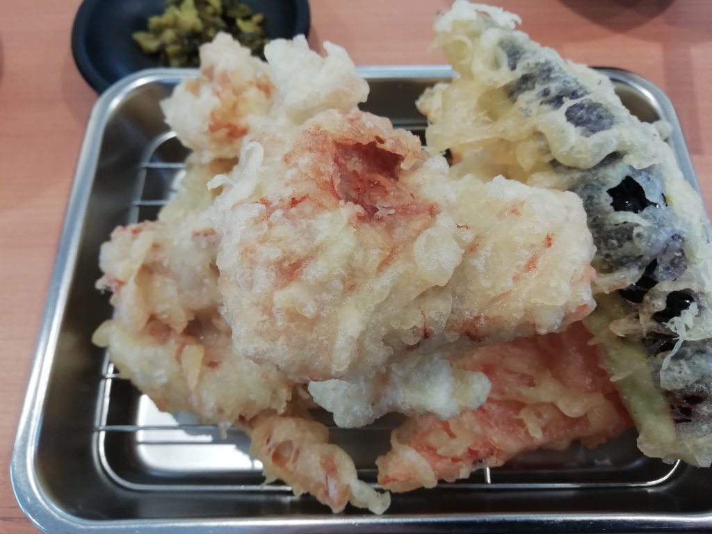 天ぷら　まる喜　とり天定食